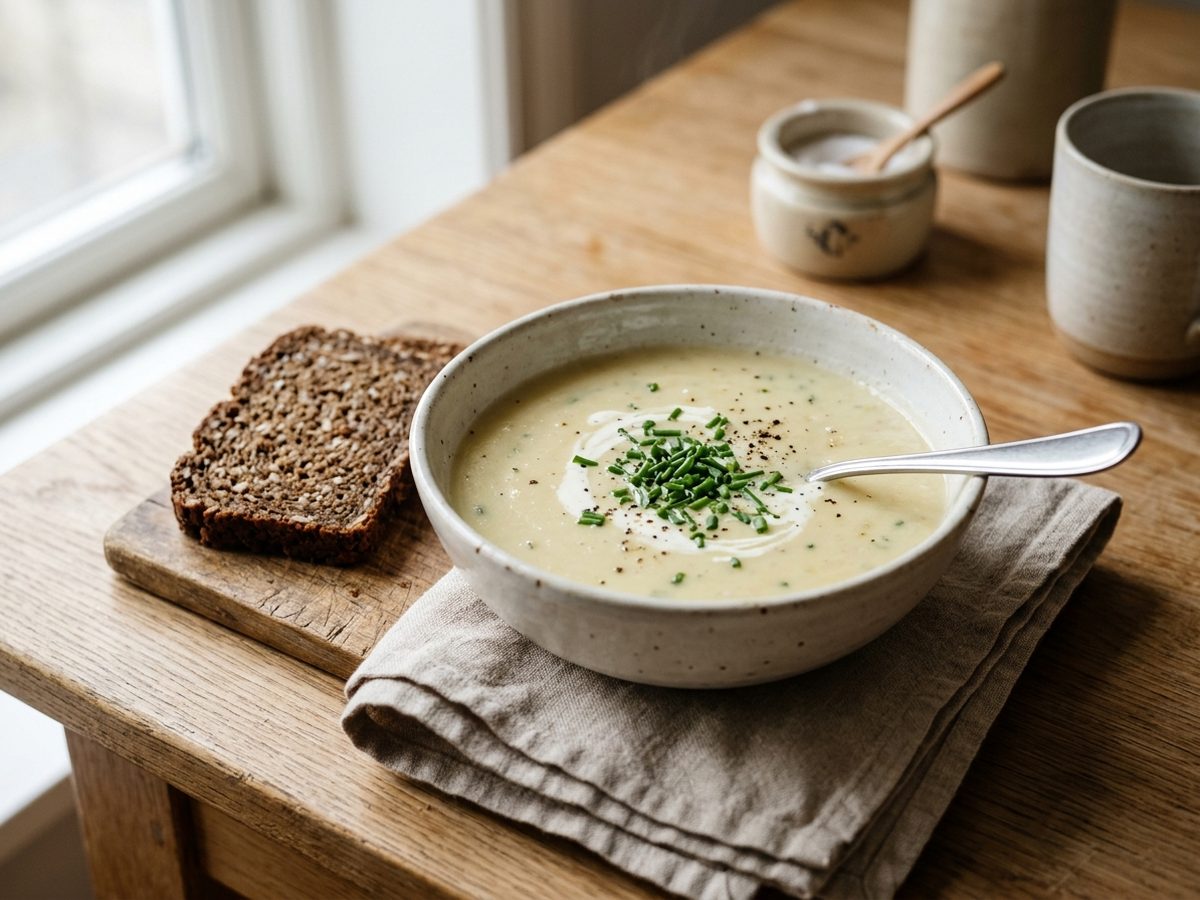 Kartoffel-porresuppe