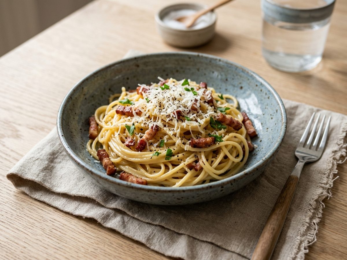 Pasta carbonara