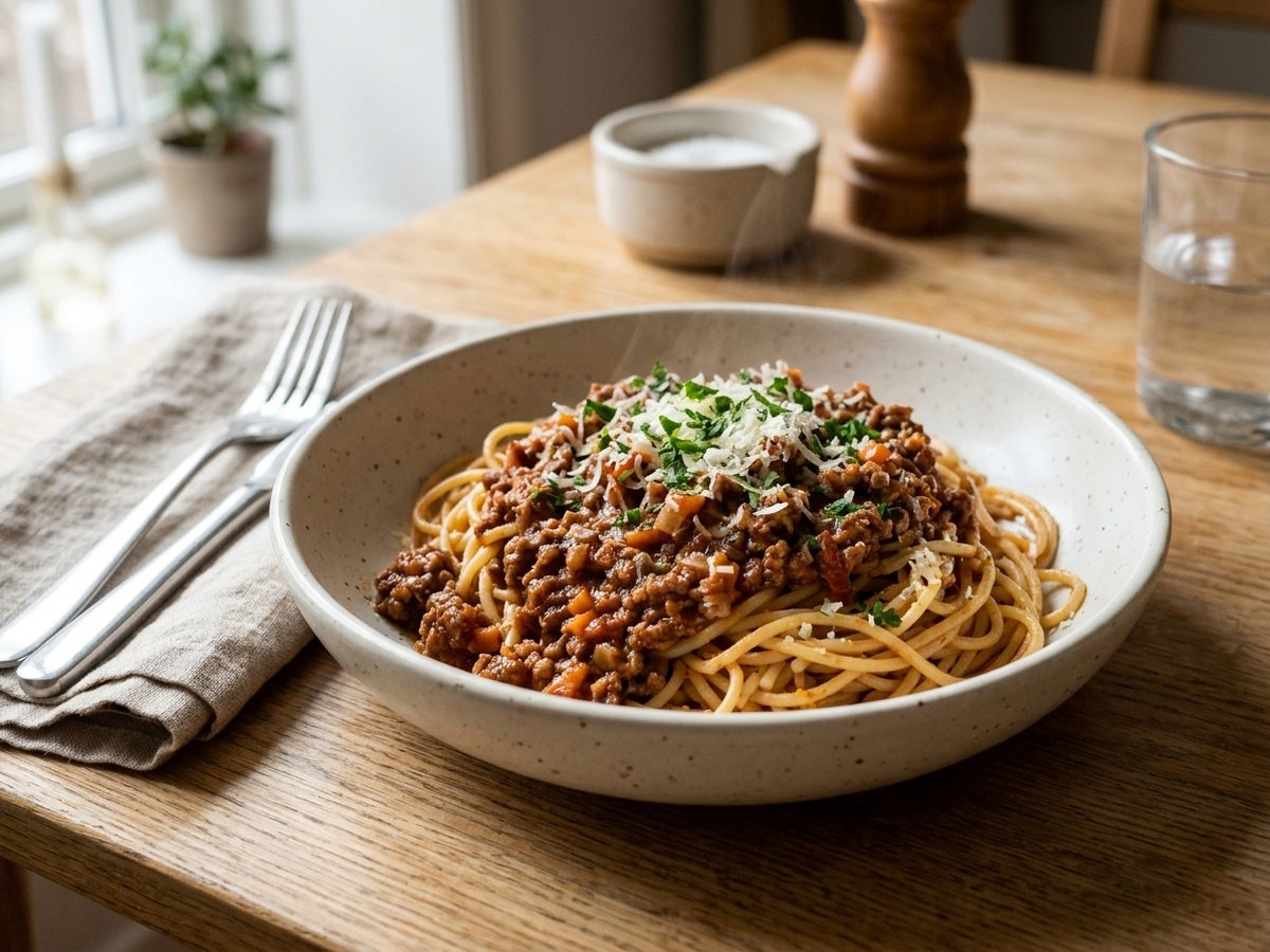 Spaghetti bolognese
